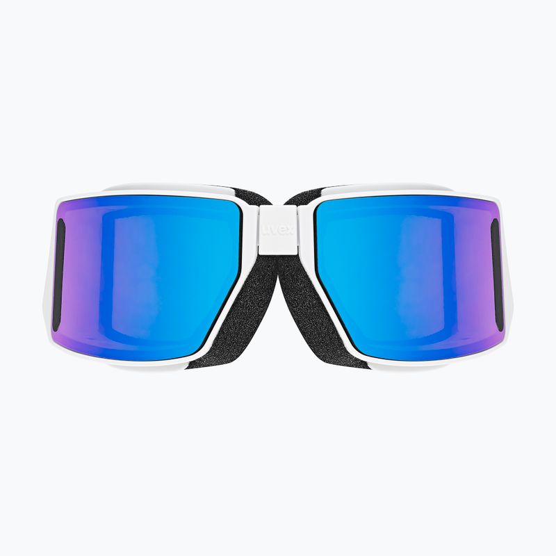 Gogle skitourowe UVEX Mtn Tour white matt/mirror blue 2