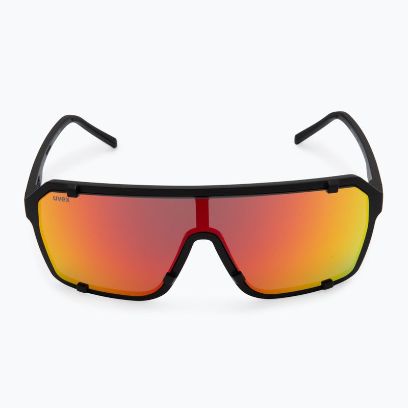 Okulary przeciwsłoneczne UVEX Esntl Epic black matt/mirror red 3