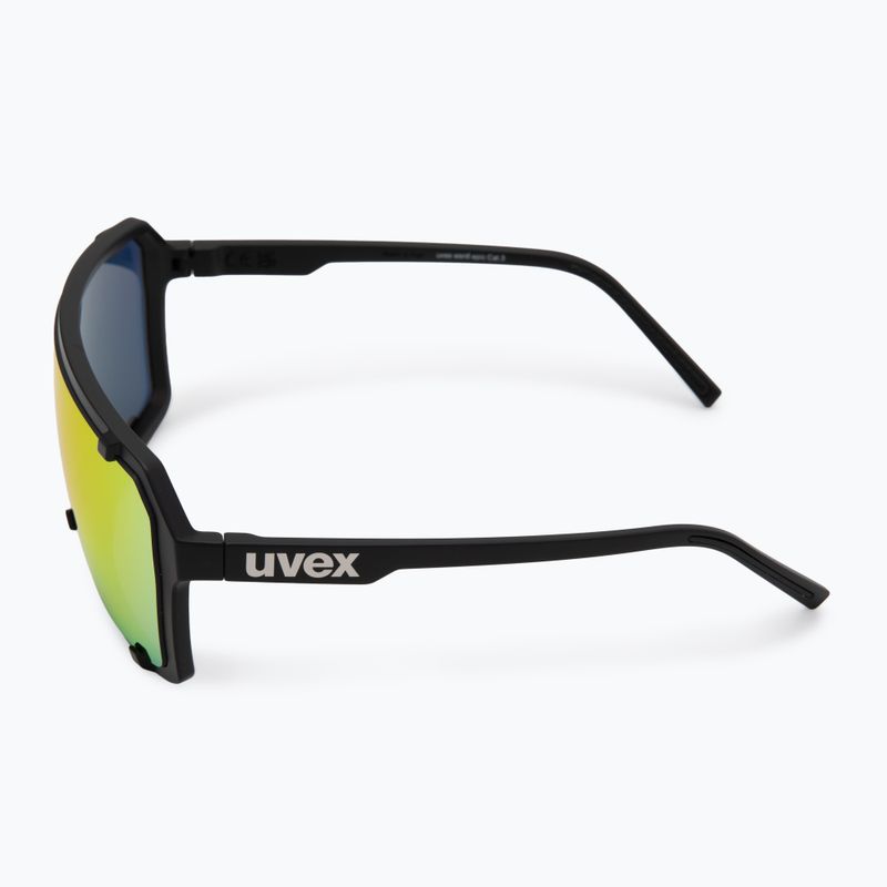 Okulary przeciwsłoneczne UVEX Esntl Epic black matt/mirror red 4