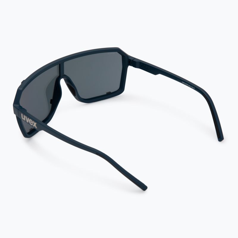 Okulary przeciwsłoneczne UVEX Esntl Epic blue matt/mirror silver 2