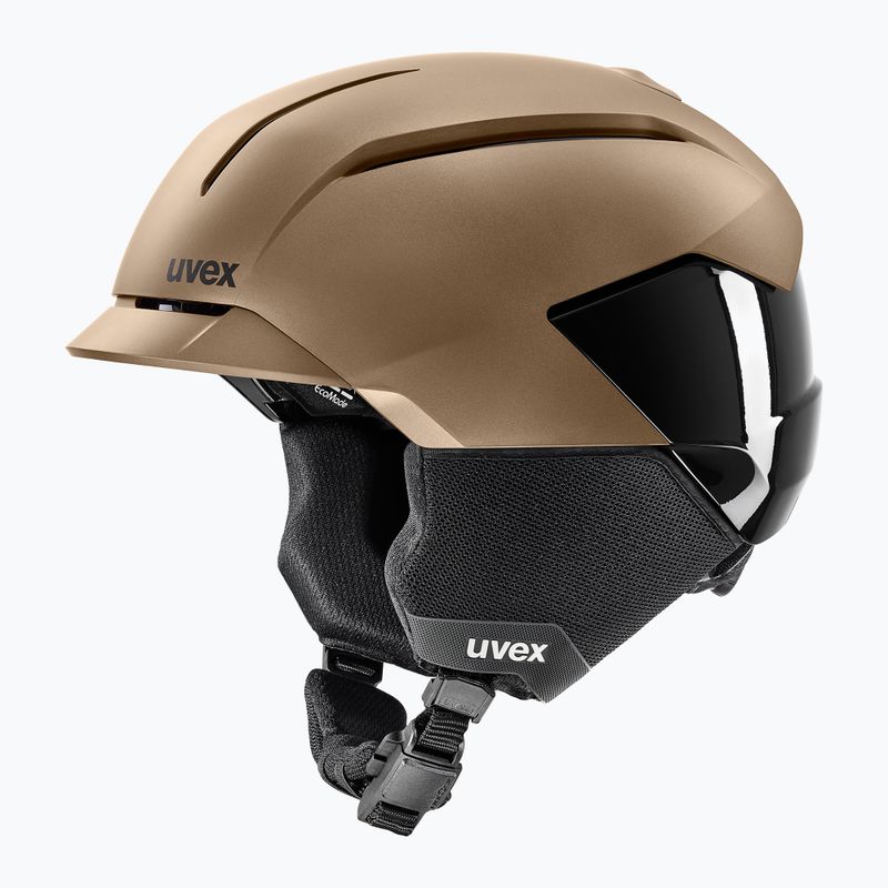 Kask narciarski UVEX Levitate MIPS brown/black matt 9