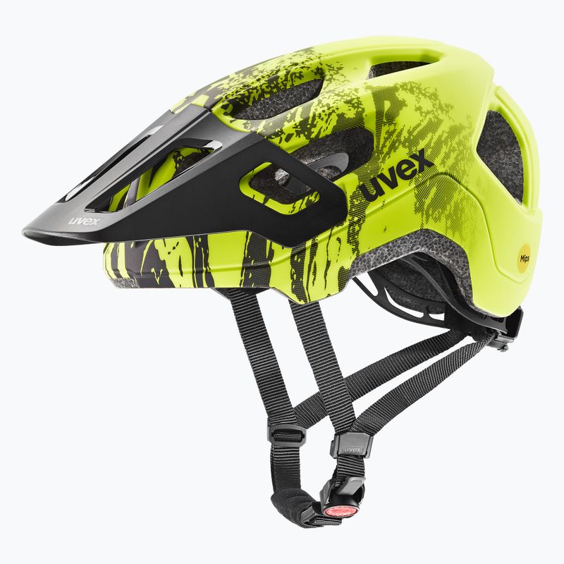 Kask rowerowy dziecięcy UVEX React MIPS Jr lime/black 9