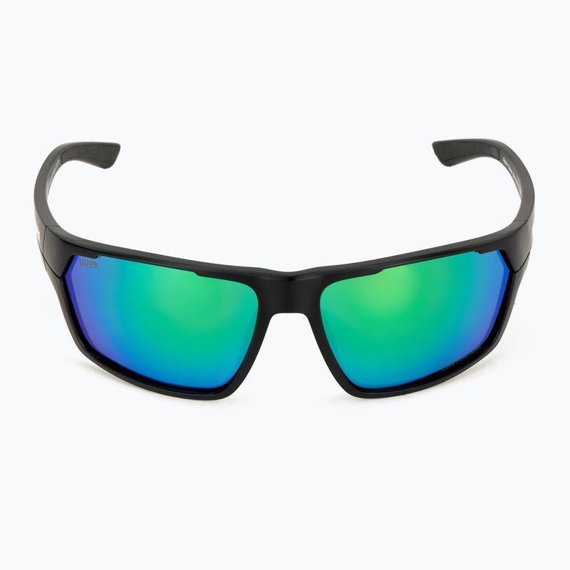 Okulary przeciwsłoneczne UVEX Sportstyle 233 P black matt/mirror green 3
