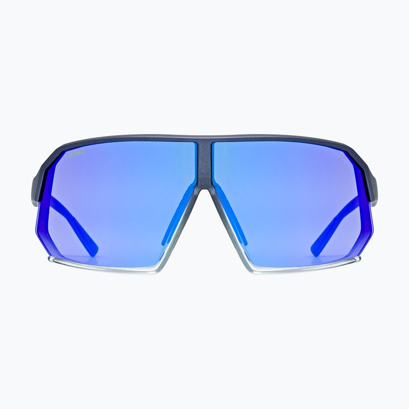 Okulary przeciwsłoneczne UVEX Sportstyle 237 metallic blue/clear/mirror blue 2
