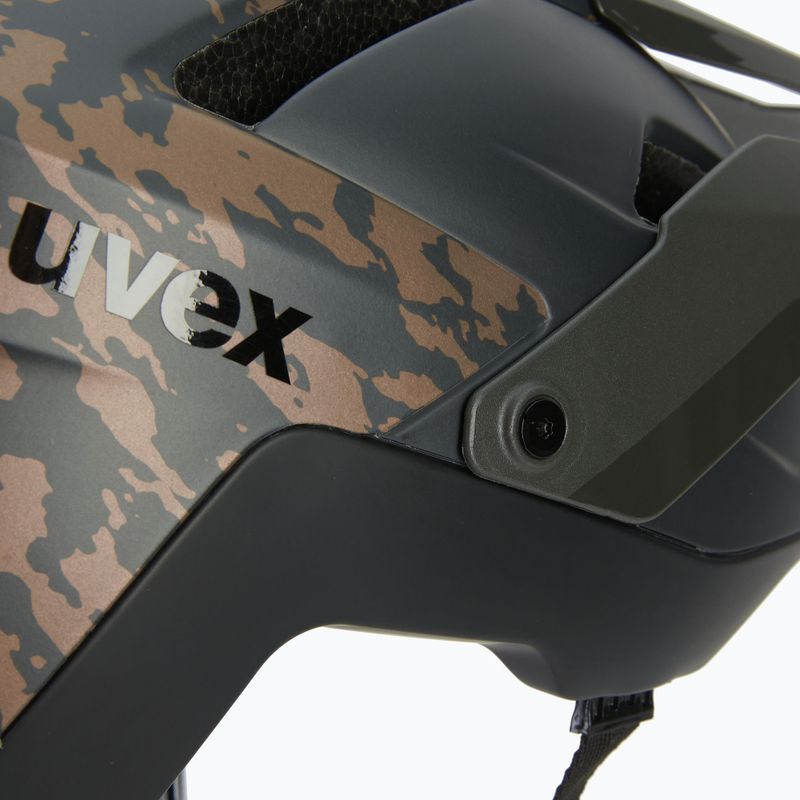 Kask rowerowy UVEX Renegade MIPS hazel camo/black matt 8