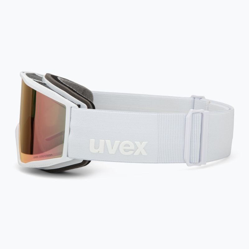 Gogle narciarskie UVEX Blast CV white matt/mirror rose 4