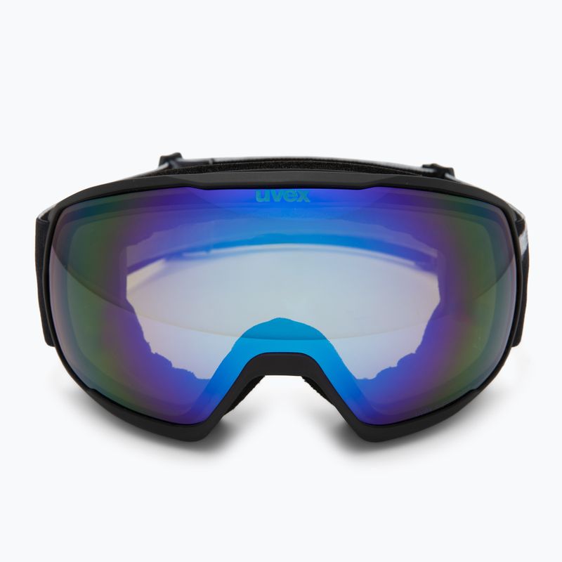 Gogle narciarskie UVEX Victorious FM black matt/mirror blue 2