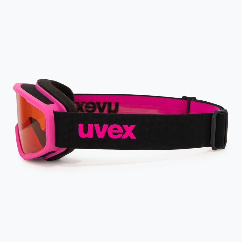 Gogle narciarskie dziecięce UVEX Speedy Nova Jr pink/lasergold 4