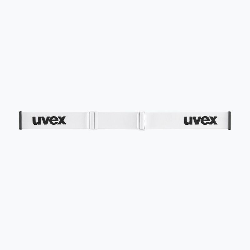 Gogle narciarskie UVEX Gravity FM white matt/mirror silver/green/clear 8