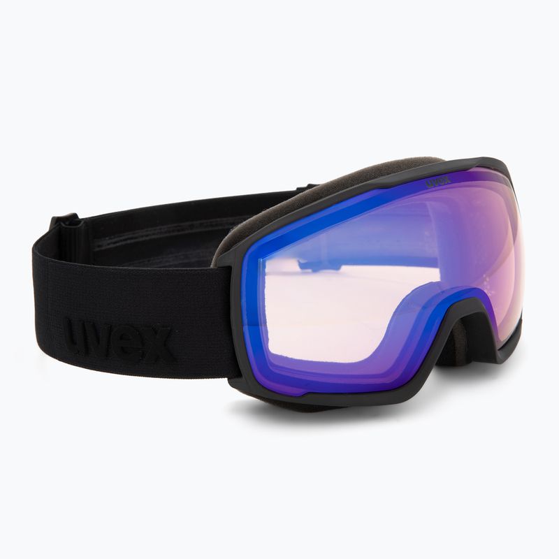 Gogle narciarskie UVEX Victorious S V black matt/vario blue mirror