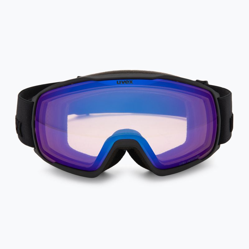 Gogle narciarskie UVEX Victorious S V black matt/vario blue mirror 2