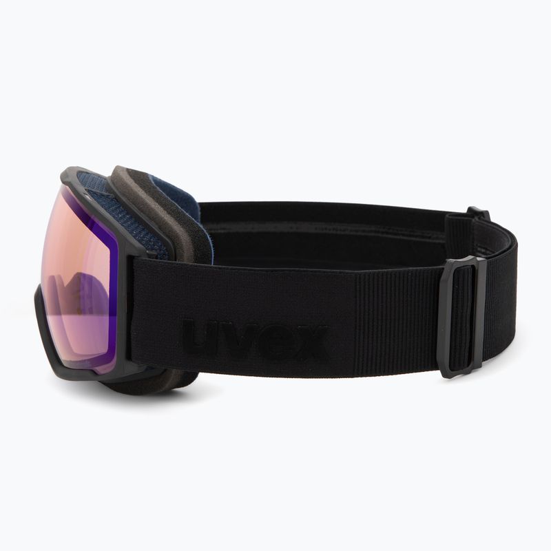 Gogle narciarskie UVEX Victorious S V black matt/vario blue mirror 4