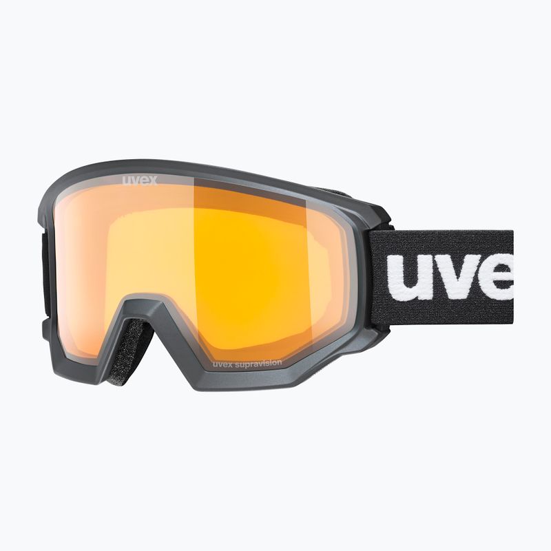 Gogle narciarskie UVEX Athletic LGL black matt/yellow/clear 5