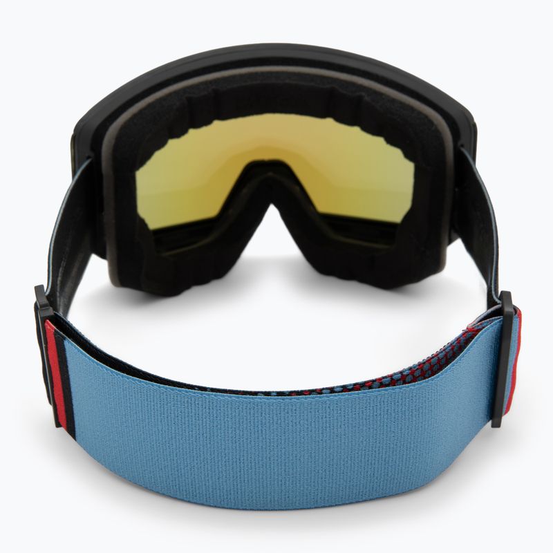 Gogle narciarskie Uvex Lace Attract FM black matt/mirror blue 3