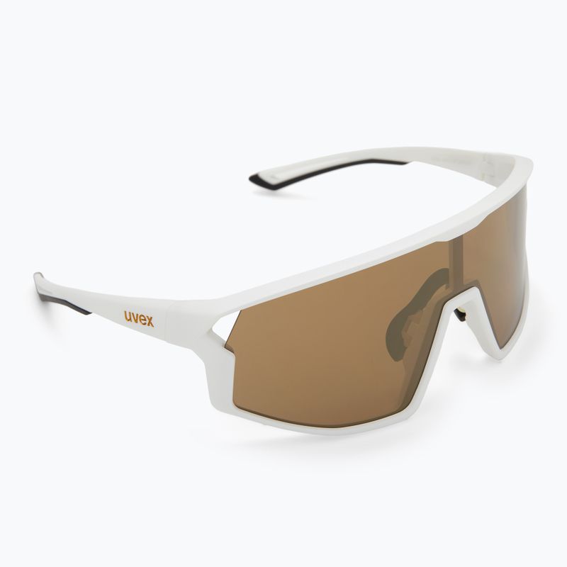 Okulary przeciwsłoneczne UVEX Skyryse white matt/mirror gold