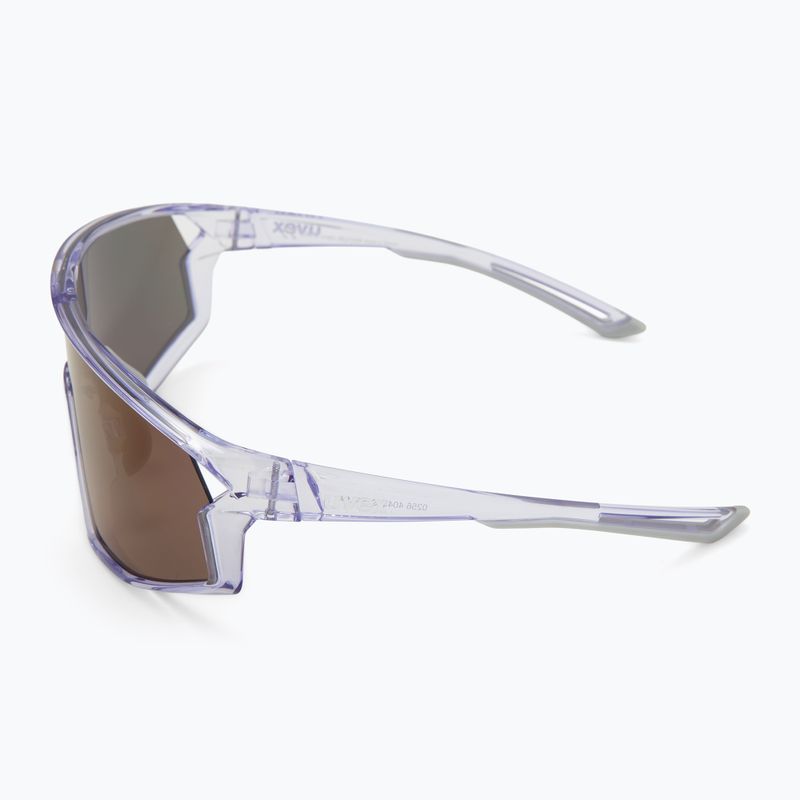 Okulary przeciwsłoneczne UVEX Skyryse clear purple/mirror lavender 4