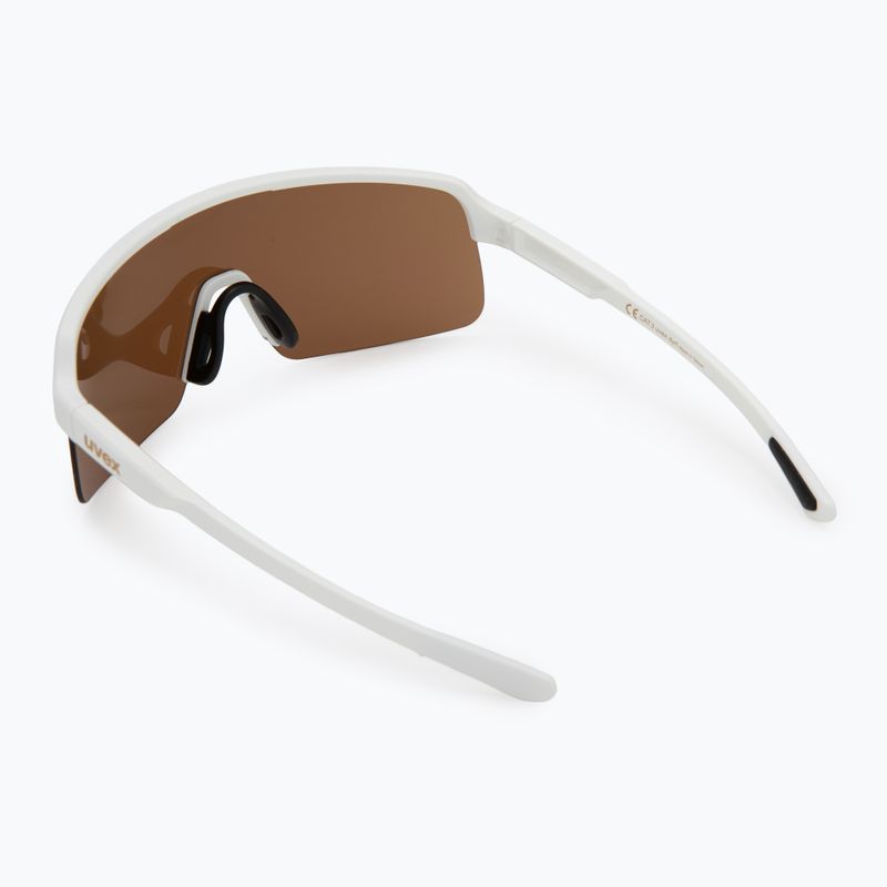 Okulary przeciwsłoneczne UVEX Dyrt white matt/mirror gold 2