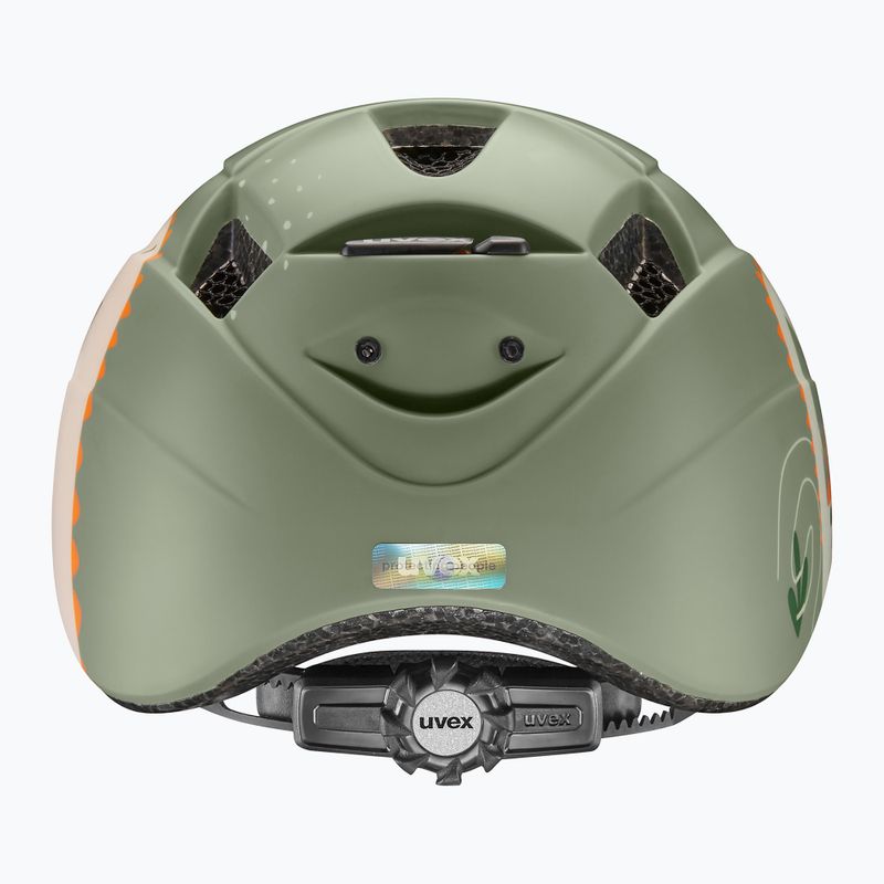 Kask rowerowy dziecięcy UVEX Kid 2 CC sage green dino matt 11