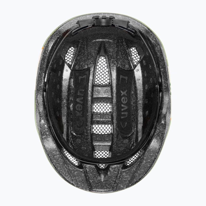 Kask rowerowy dziecięcy UVEX Kid 2 CC sage green dino matt 13