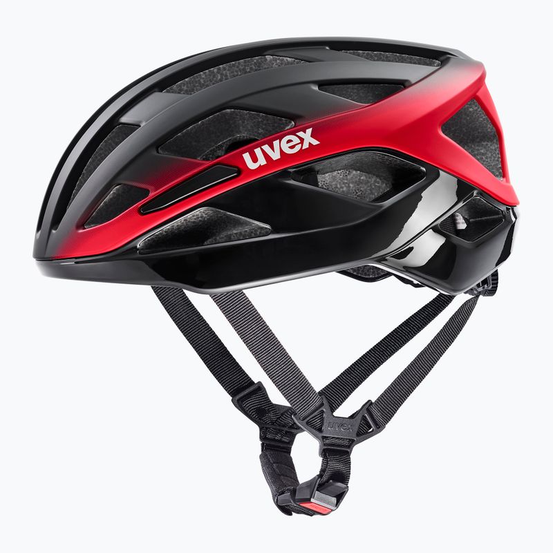 Kask rowerowy UVEX I-Volute black/red matt 9