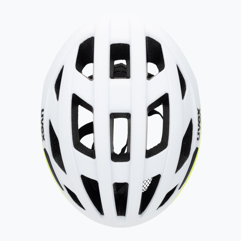 Kask rowerowy UVEX I-Volute white/neon yellow matt 6