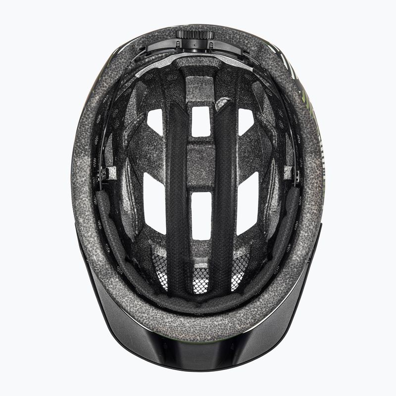 Kask rowerowy dziecięcy UVEX Air Wing 2 CC dark olive/black matt 12