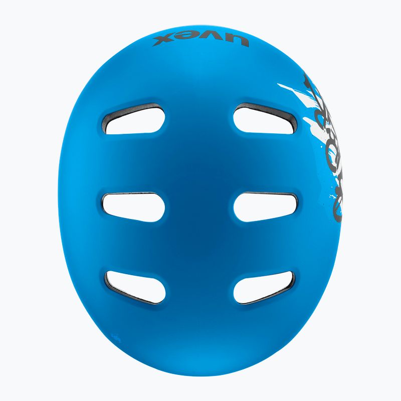 Kask dziecięcy UVEX Kid 4 Style super hero blue matt 11