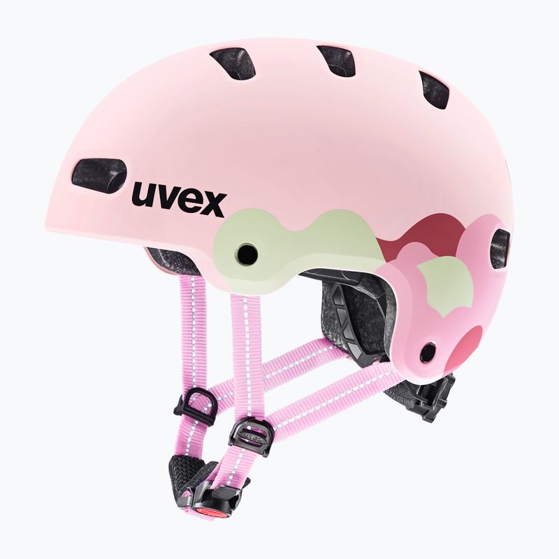 Kask dziecięcy UVEX Kid 4 Style strawberry/matcha matt 8
