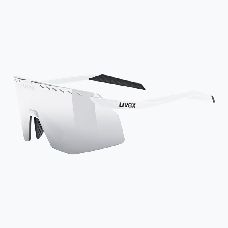 Okulary przeciwsłoneczne UVEX Pace Stage white matt/mirror silver