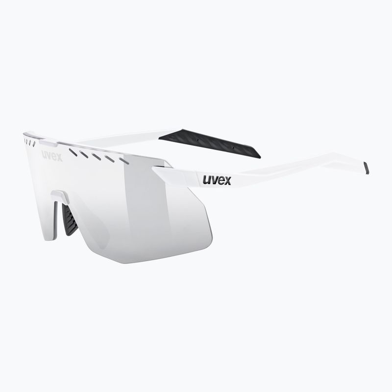 Okulary przeciwsłoneczne UVEX Pace Stage Small white matt/mirror silver