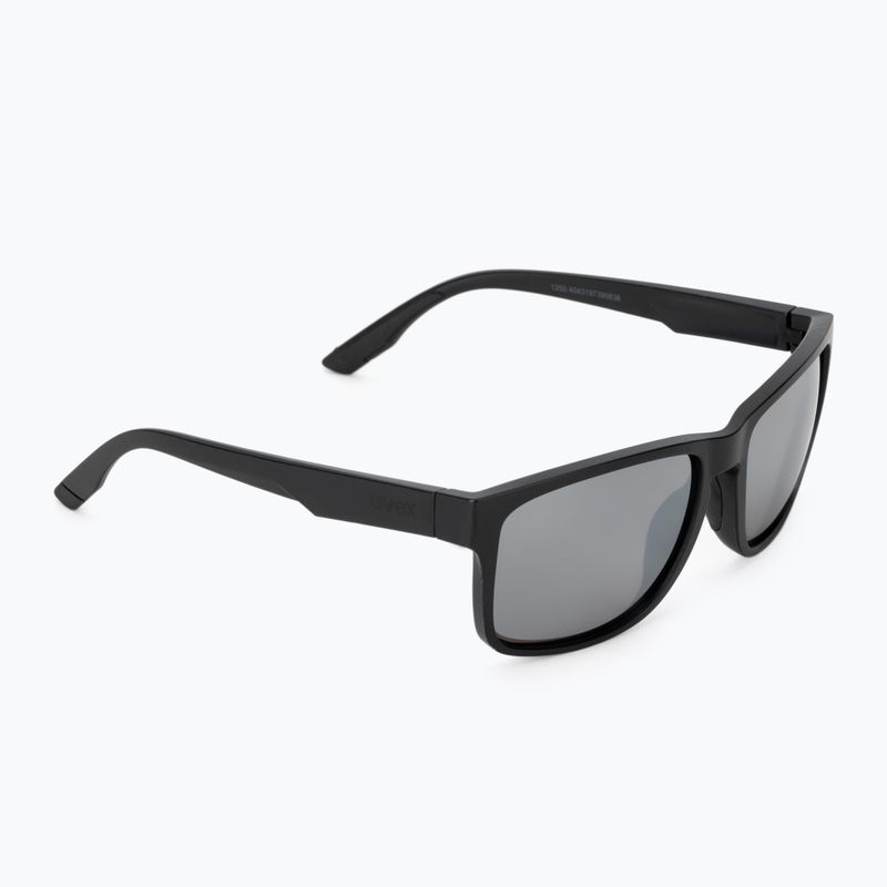 Okulary przeciwsłoneczne UVEX Poise black matt/mirror silver