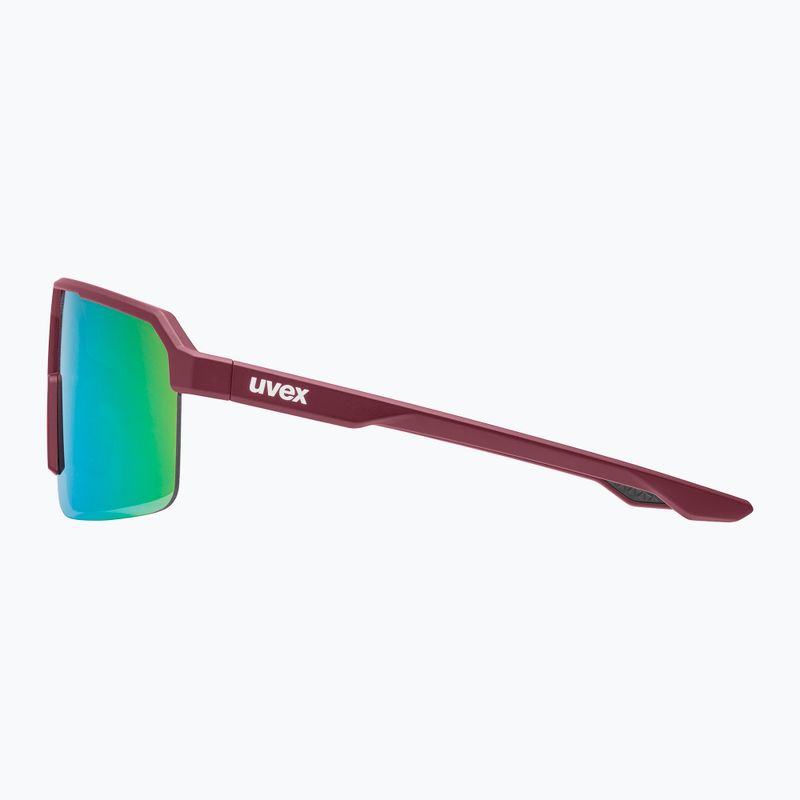 Okulary przeciwsłoneczne UVEX Ramp burgundy matt/mirror rose 2