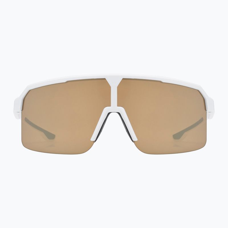 Okulary przeciwsłoneczne UVEX Ramp white matt/mirror gold 3