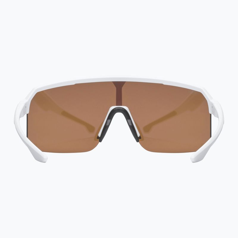 Okulary przeciwsłoneczne UVEX Ramp white matt/mirror gold 4