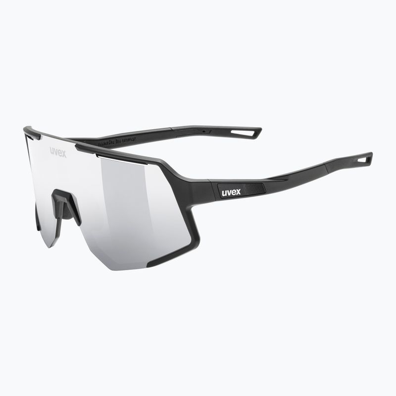Okulary przeciwsłoneczne UVEX Sequenze black matt/mirror silver