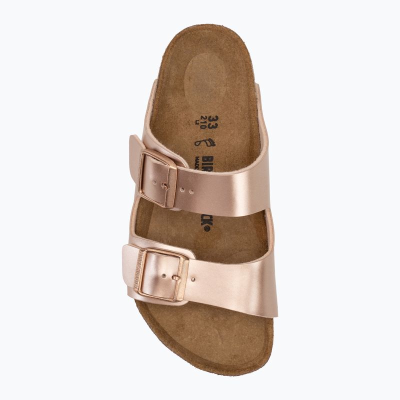 Klapki dziecięce BIRKENSTOCK Arizona BF Regular electric metallic copper 5