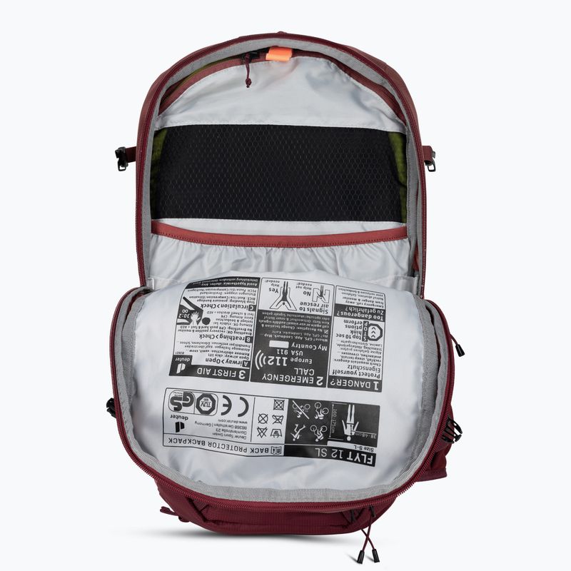 Plecak rowerowy damski deuter Flyt 12 l SL caspia/maron 6
