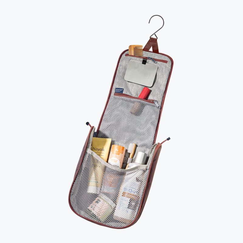 Kosmetyczka deuter Wash Center I caspia/raisin 2