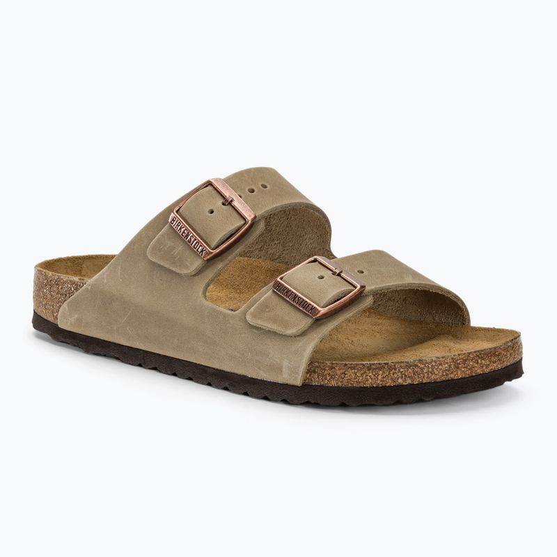 Klapki BIRKENSTOCK Arizona LEOI Soft Footbed Narrow tabacco brown