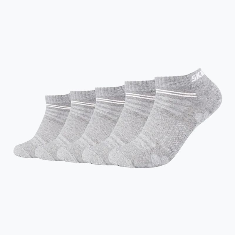 Skarpety SKECHERS Mesh Ventilation Sneaker 5 par fog melange