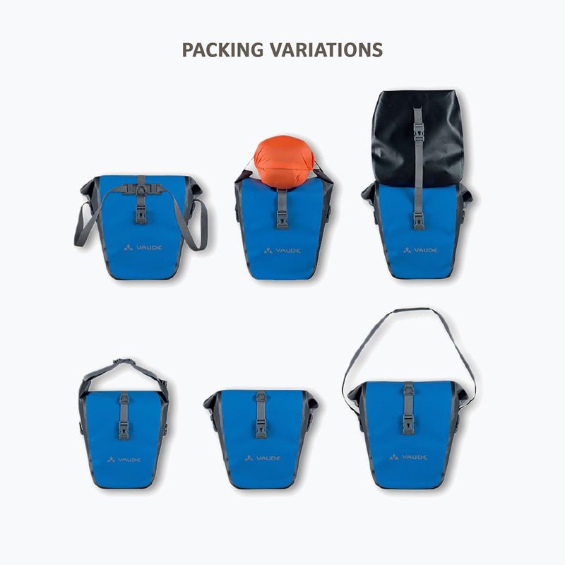 Sakwy rowerowe na bagażnik VAUDE Aqua Back 48 l blue 4