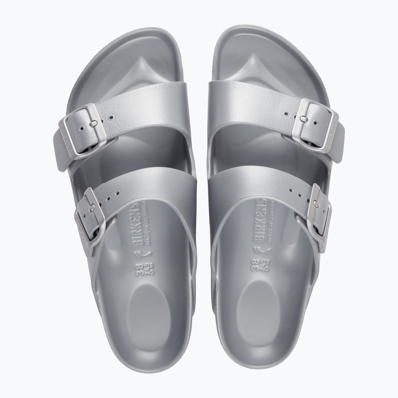 Klapki BIRKENSTOCK Arizona EVA Metallic Regular metallic silver 10