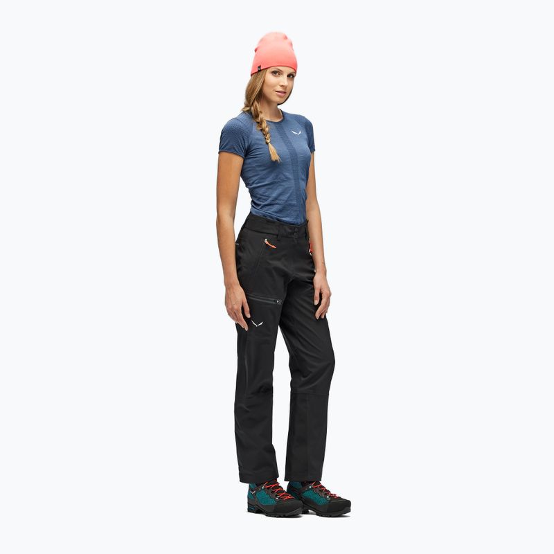 Koszulka trekkingowa damska Salewa Zebru Medium Warm Amr dark denim 4