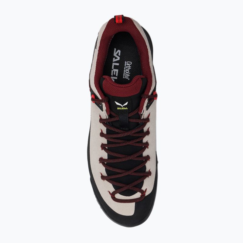 Buty podejściowe damskie Salewa Wildfire Leather GTX oatmeal/black 6