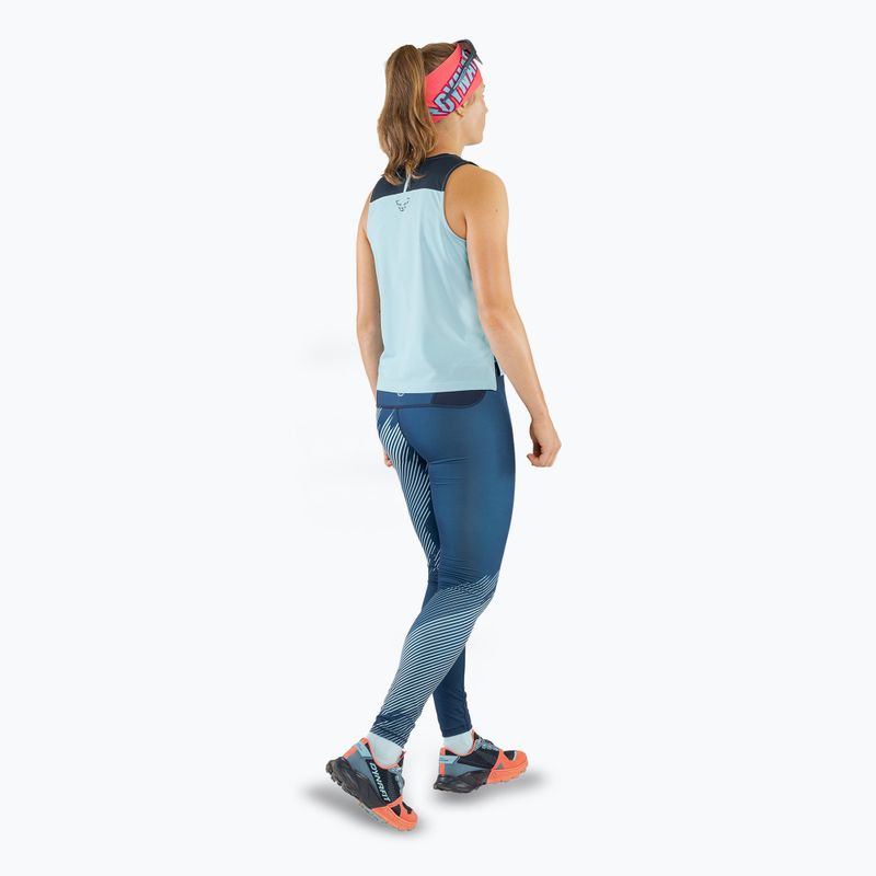 Koszulka do biegania damska DYNAFIT Sky Crop Top marine blue 5