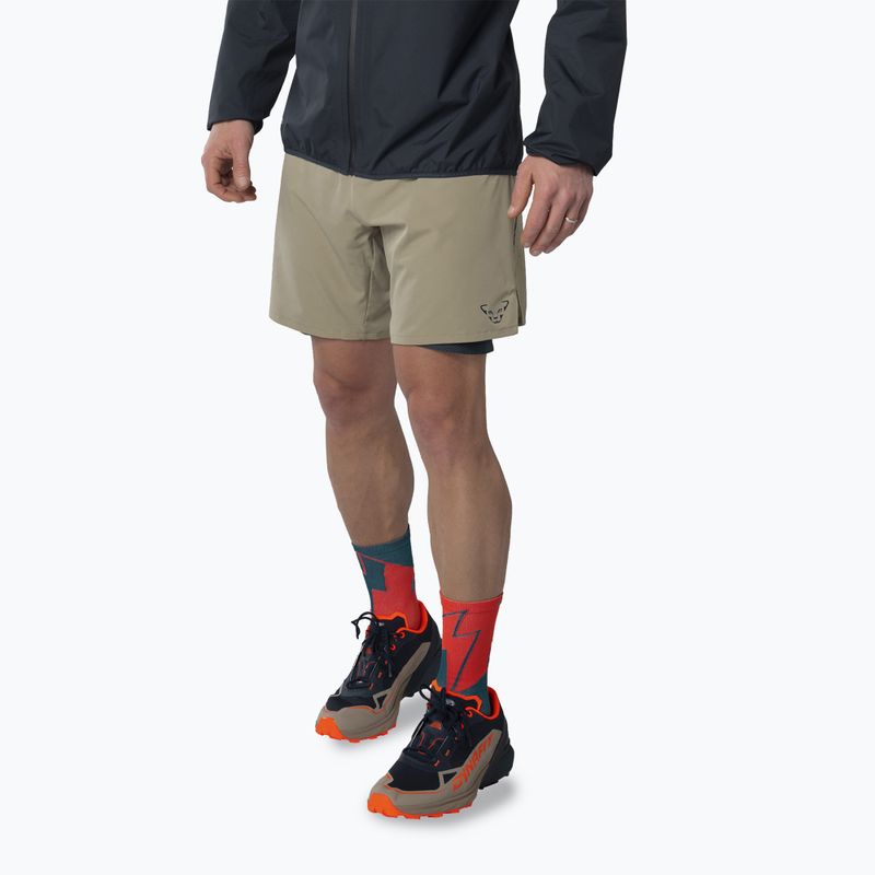 Spodenki do biegania męskie DYNAFIT Alpine Pro 2IN1 rock khaki