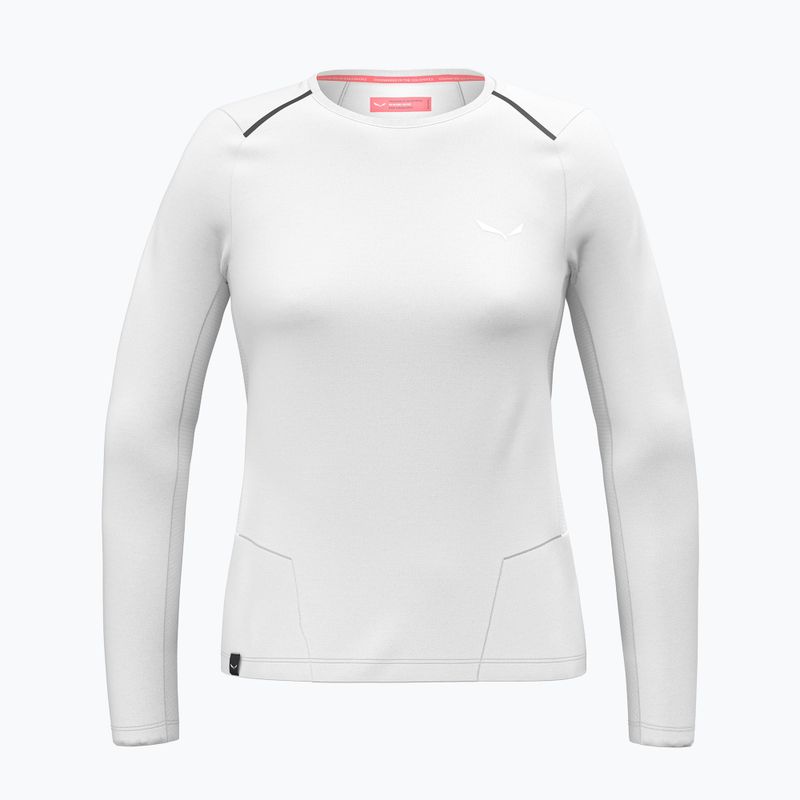 Longsleeve trekkingowy damski Salewa Pedroc Dry Tee white