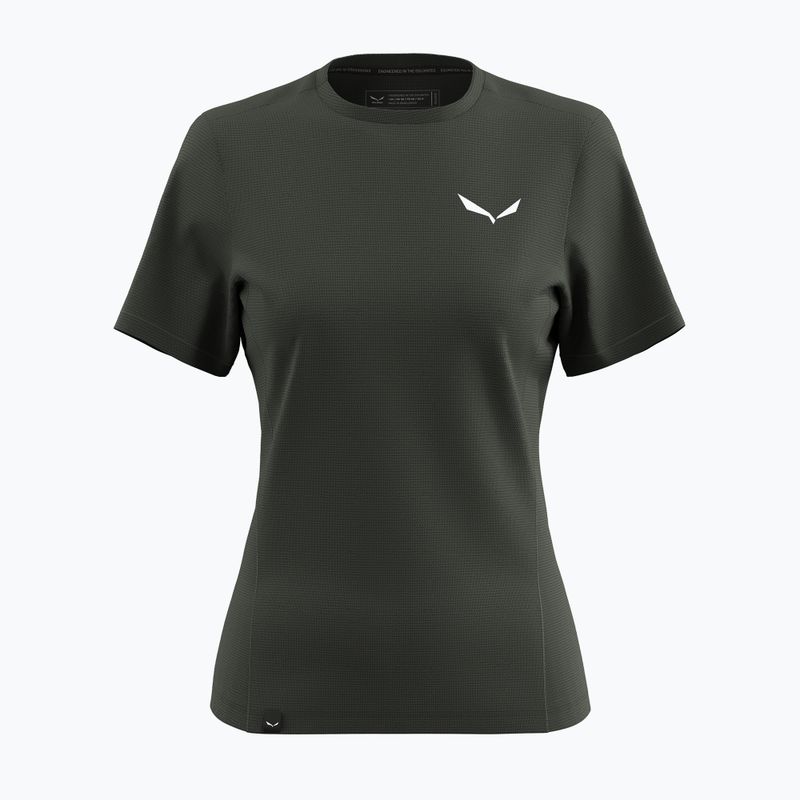 Koszulka trekkingowa damska Salewa Puez Dry dark olive 7
