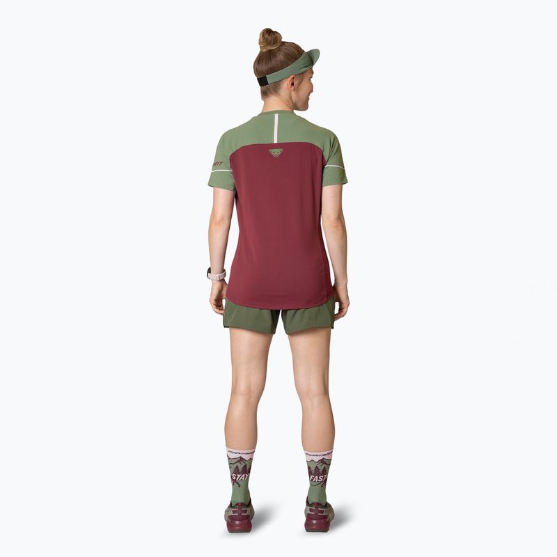Koszulka do biegania damska DYNAFIT Alpine Pro burgundy 3