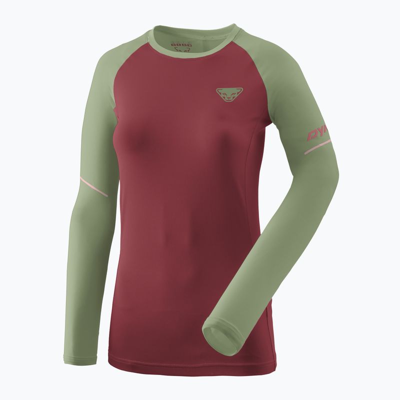 Longsleeve do biegania damski DYNAFIT Alpine Pro burgundy 4